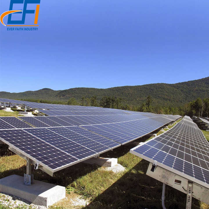 Bingkai Panel Surya PV Pengelasan, Baja Ringan Bingkai Dudukan Tenaga