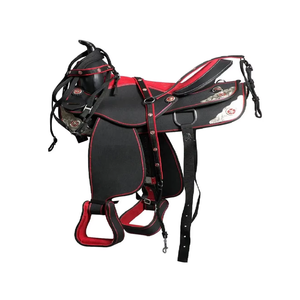 OEM personalizado de cuero de vaca Ranch Saddle cómodo asiento profundo duradero Trail Riding Tack de cuero genuino occidental sillines de caballo - Product Image 1
