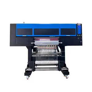 Roll To Roll UV DTF Printer 61cmx100meter PET A B film Making Logo Printer UV DTF Transfer Stickers