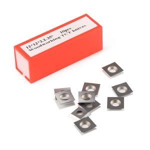 Lames de <span class=keywords><strong>coupe</strong></span> pour bois HOZLY 12x12x2.2 35 degrés, lames de rabot, remplacement de lames en carbure, insert de machine CNC, fraiseuse, tournage - Product Image 3