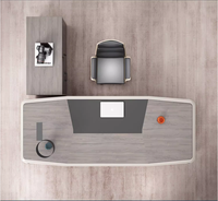 Mobilier de bureau moderne pour chef de bureau Table de bureau de direction ceo Table de bureau de luxe pour chef de bureau