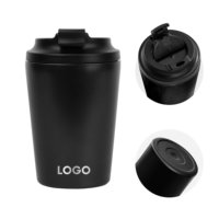 Mug à café personnalisé avec logo, réutilisable, écologique, isolation thermique à double paroi, mugs sportifs, tasse à café d'extérieur, acier inoxydable