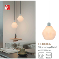 Sur mesure Lightshade 3d Print Lighting Sculpté Lampe Personnalisée Lampe Fleur Eco-Friendly Art Rapid Prototyping Light