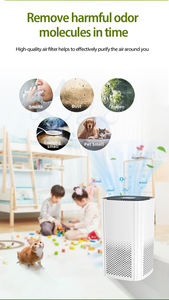 <span class=keywords><strong>Purificateur</strong></span> <span class=keywords><strong>d</strong></span>'<span class=keywords><strong>air</strong></span> avec filtre HEPA, commandé par application, silencieux, électrique, en plastique, portable, pour usage domestique, H13 H11 EU - Product Image 6