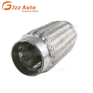 Ống xả hệ thống sửa đổi thép không gỉ đôi bện nhiệm vụ nặng nề khớp nối ống phổ 3x8 inch Ống linh hoạt fp03/3 ''* 8'' - Product Image 4