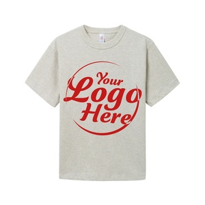 T-shirt décontracté blanc vintage pour homme, 300 GSM, coton épais, manches courtes, basique uni, vente en gros - Product Image 5