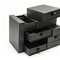 Boîte à bijoux coulissante en carton recyclable de luxe personnalisée, rigide, gaufrée, écologique, avec logo sur mesure, vente en gros