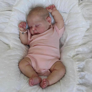 Muñeca <span class=keywords><strong>Reborn</strong></span> de Silicona Yeezwood de 19 Pulgadas, Niña Durmiendo <span class=keywords><strong>con</strong></span> <span class=keywords><strong>Ojos</strong></span> <span class=keywords><strong>Cerrados</strong></span>, Regalo para Niña - Product Image 1