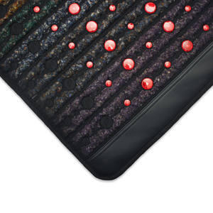 Luxuryade A050 fotone a infrarossi a luce rossa Bio tormalina di cristallo ametista materassino massaggio corpo terapia PEMF riscaldato - Product Image 5