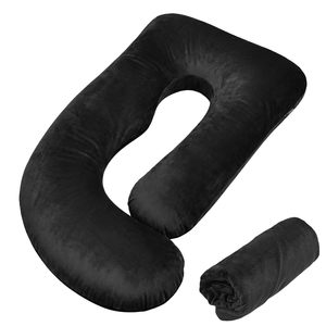 Wholesale Comfortable Functional Pregnant Women Nursery <b>U</b> Shape Full Body Support Therapy Sleep Pillow Removable Cover - Product Image 4