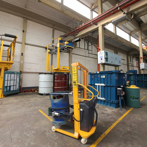 Bán điện Dump và lật xe nâng thùng dầu Thùng Kẹp thùng nâng lên xử lý Stacker thiết bị - Product Image 3
