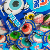 Bonbons Gummy Eyes 3D Eye Ball Shape Halloween Party Gift Halal Gummy Eyeglobs Candy