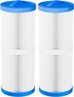 Filtro de Cartucho para Piscina de Poliéster PET, 50 Pies Cuadrados Paquete de 2 filtros para bañera de hidromasaje compatibles con 378902 03FIL1400 HTF0245RT, pieza de repuesto