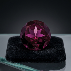 Granate de rodolita Natural de corte brillante de 11mm de alta calidad, venta al por mayor, precio de fábrica, piedras preciosas sueltas facetadas por quilate, certificado IGI - Product Image 4