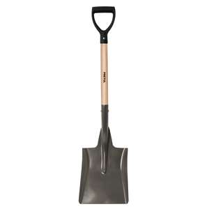 Pala Cuadrada para Jardín PCD-X con Mango en 'Y' de 28 Pulgadas de Largo, Material de Acero Inoxidable y Hierro para Acampar y Jardinería - Product Image 1