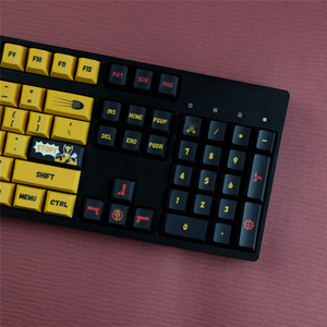 Nouveauté : Keycaps Wolverine et <span class=keywords><strong>Deadpool</strong></span> en PBT, profil Cherry, sublimation par transfert thermique, 140 touches pour clavier mécanique à commutateurs MX - Product Image 4
