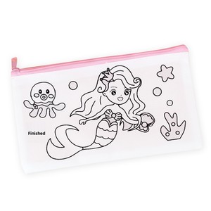 Estuche de tela no tejida sin estructura con asa suave para lápices, en blanco para graffiti DIY, para guardería y primaria - Product Image 5