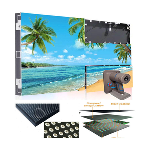 Écran LED fixe GOB 640x480mm pour intérieur, mur vidéo LED en aluminium moulé sous pression, écran d'animation HD pour ascenseurs, commerce de détail et éducation - Product Image 1