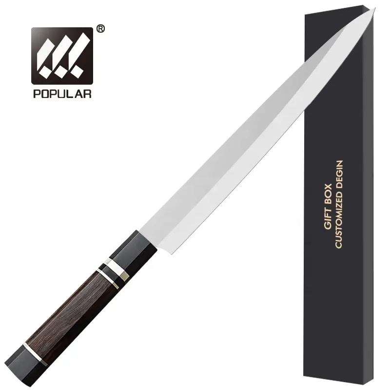 Professional Japanese Style Kitchen Traditional Stainless Steel Knives Set Cuchillo De Fish Sashimi Yanagiba Sushi Knife