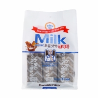 Gâteaux de riz au lait à texture semi-molle cuits au four, saveur sucrée et banane, craquelins de riz sains, faibles en gras, nutritifs, en boîte, en-cas