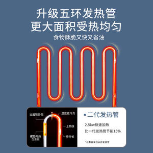 HUAZE 12L/24L Heavy-Duty Commercial Electric Deep Fryer 304 Stainless Steel <b>Thermostat</b> <b>Control</b> Overheat Safety 220V 4000W - Product Image 4