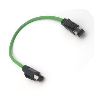 bibo China Factory SVLEC Industrial Ethernet <b>Cable</b> M12 to <b>RJ45</b> DIN Connectors Shielded CE Certified Customizable Length - Product Image 1