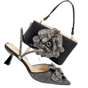 Conjunto de bolso de <span class=keywords><strong>zapatos</strong></span> de moda <span class=keywords><strong>Zapatos</strong></span> cómodos de alta calidad Bolso bonito a juego para mujer - Product Image 1