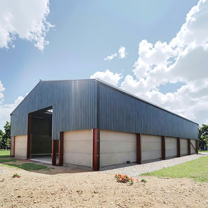 Struktur baja prefabrikasi kekuatan tinggi desain kustom bangunan industri untuk pabrik gudang rentang besar - Product Image 2