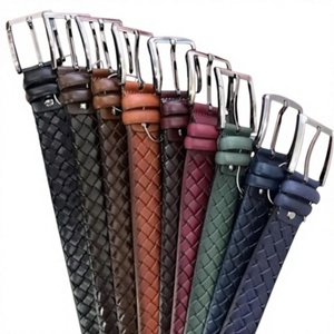 Cinturones de Cuero Vacuno con Hebilla Cuadrada Casuales para Hombre, Diseño Moderno, Estilo Europeo, Alta Calidad, 100% Cuero Genuino, Precio de Fábrica - Product Image 1