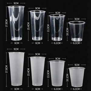 Personalización de Vasos Desechables de Plástico Transparente Grueso de Grado Alimenticio PP de 350 ml, 16 oz, 500 ml, 700 ml para Té de Burbujas con Tapa - Product Image 2