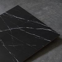 Carreaux de sol 60x60 pour maison, salon, cuisine, carrelage en marbre et porcelaine noir pour maison, salon