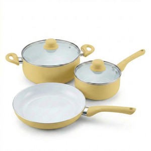 Ensemble de casseroles, poêles <span class=keywords><strong>et</strong></span> marmites E-Top, ensemble de casseroles bon marché, revêtement en céramique aluminium antiadhésif, batterie de cuisine Ollas Marmite - Product Image 1