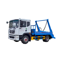 Camion benne basculante Dongfeng 8M3 10m3 à bras articulé 4x2, moteur diesel manuel, pour collecte de déchets