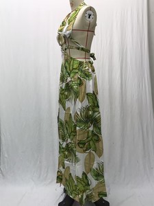 Vestidos Casuales Largos con Estampado Clásico y Dobladillo Grande, Diseño Original de Fabricante, Moda Femenina - Product Image 3