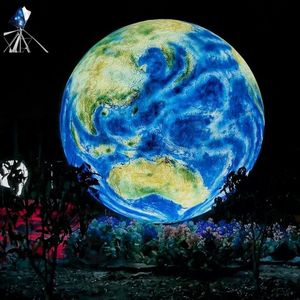 Escultura de Globo Terráqueo Interactivo a Gran Escala Personalizada, Instalación Artística de Planeta para Decoración de Espacios Públicos y Parques al Aire Libre - Product Image 1