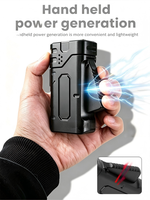 Lampe torche LED rechargeable à 3 modes, alimentée par pression manuelle, lampe de survie auto-alimentée, lampe de secours EDC