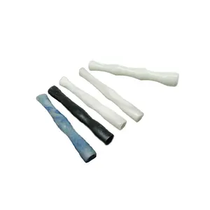 Wholesale customized style natural jade smoke pipes cigarette smoking nozzles