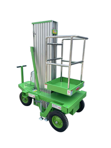 Plataforma Elevadora Hidráulica Vertical Portátil de Aleación de Aluminio de 4-16 m, Mástil Eléctrico de 8 m, 10 m, 12 m, 16 m - Product Image 2