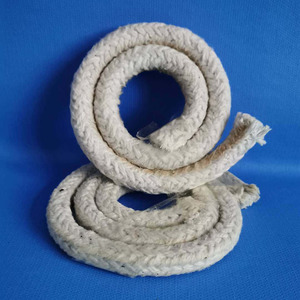 Cordon tressé en fibre céramique avec revêtement en <span class=keywords><strong>feuille</strong></span> d'<span class=keywords><strong>aluminium</strong></span> personnalisé 15*15mm, isolation thermique haute température, cordon d'étanchéité pour pipeline - Product Image 3