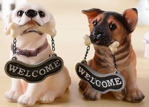 Figura Decorativa de Jardín de Resina Ecológica con Diseño de Perro <span class=keywords><strong>Cocker</strong></span> Spaniel Amarillo, Patrón Personalizable, Coleccionable - Product Image 5