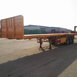 Mới hoặc sử dụng phẳng ba trục <span class=keywords><strong>container</strong></span> phẳng Trailer 40ft 45ft <span class=keywords><strong>48ft</strong></span> giường phẳng Trailer bán - Product Image 6