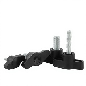 Tornillo de Manivela con Cabeza Redonda/Plana de Plástico Negro, Rosca Métrica/Pulgada M8, Acero Inoxidable 304 - Product Image 2