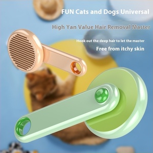 <span class=keywords><strong>Pet</strong></span> Escova Runpin Jx-0010 Cães e Gatos Depilação Pente Fino Auto-limpeza Escova Grooming Comb Produtos para Animais <span class=keywords><strong>Pet</strong></span> Supplies - Product Image 2