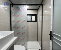 HNIBOX Hôtel Modulaire Conteneurisé pour Hébergement Temporaire, Maison Préfabriquée Pliable et Extensible de 20 pieds, Mini-Maison pour Travailleurs et Bureaux
