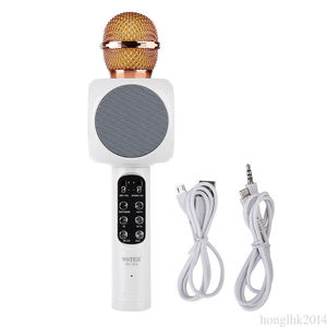 Portátil KTV máquina con altavoz USB libre Bola de discoteca luz perfecto micrófono de Karaoke inalámbrica WS1816 - Product Image 3