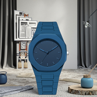 Montre à quartz ultra-fine avec cadran en verre de 40 mm pour enfants, filles et garçons, style scolaire