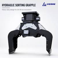 Grappin de tri hydraulique pour excavatrice de 20 tonnes, pour la récupération de ferraille, le recyclage des métaux et le chargement de déchets d'acier, certifié CE