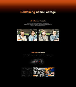 กล้องติดรถยนต์ DDPAI Z90 Pro 3 พร้อมบันทึกวิดีโอ กล้องคู่ เซ็นเซอร์ G บันทึกแบบวนซ้ำ ระบบ ADAS - Product Image 3