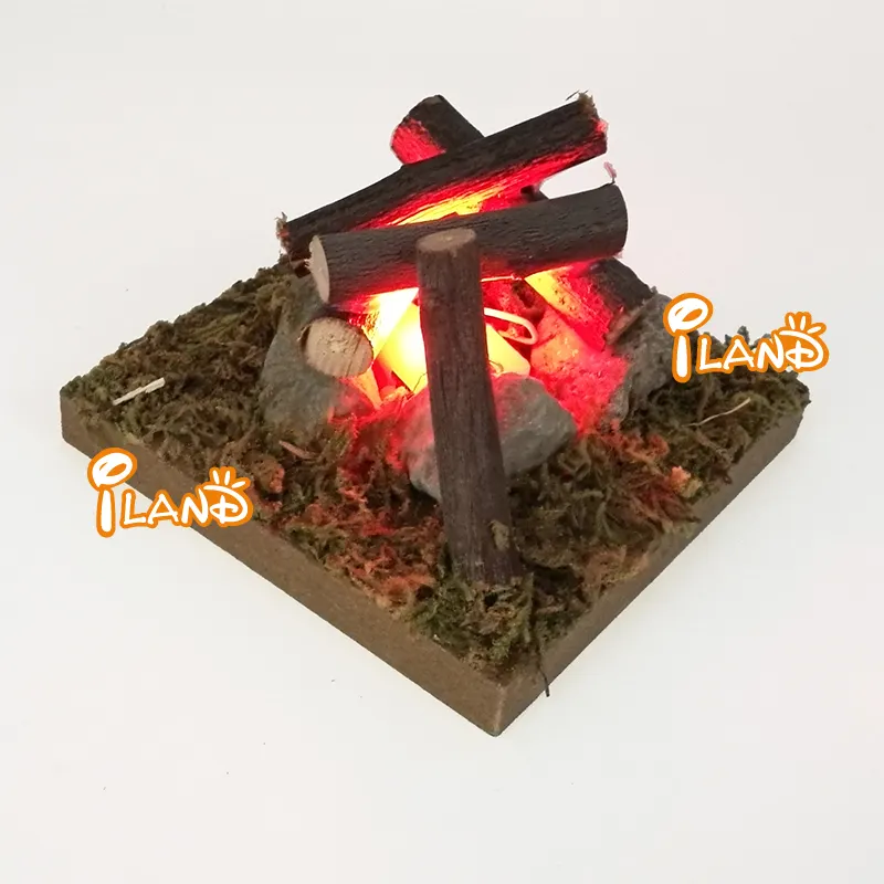 1:12Garden Bonfire Wooden House Dollhouse Miniature OG013