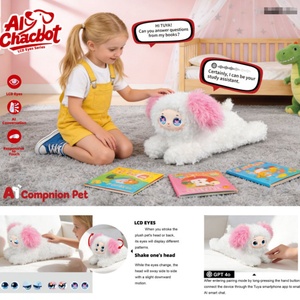 Juguete Inteligente con IA, Nuevo Producto Deepseek, Gato de Peluche Electrónico Interactivo con Movimiento de Cola, Parpadeo y Voz, Regalo para Niñas - Product Image 4